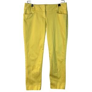 The Limited Women's Yellow Ankle Slacks Size 4